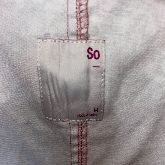 Floral Button-Front Pink Jumper/Dress With Adjustable Straps & Front Pockets - Picture 6 of 7